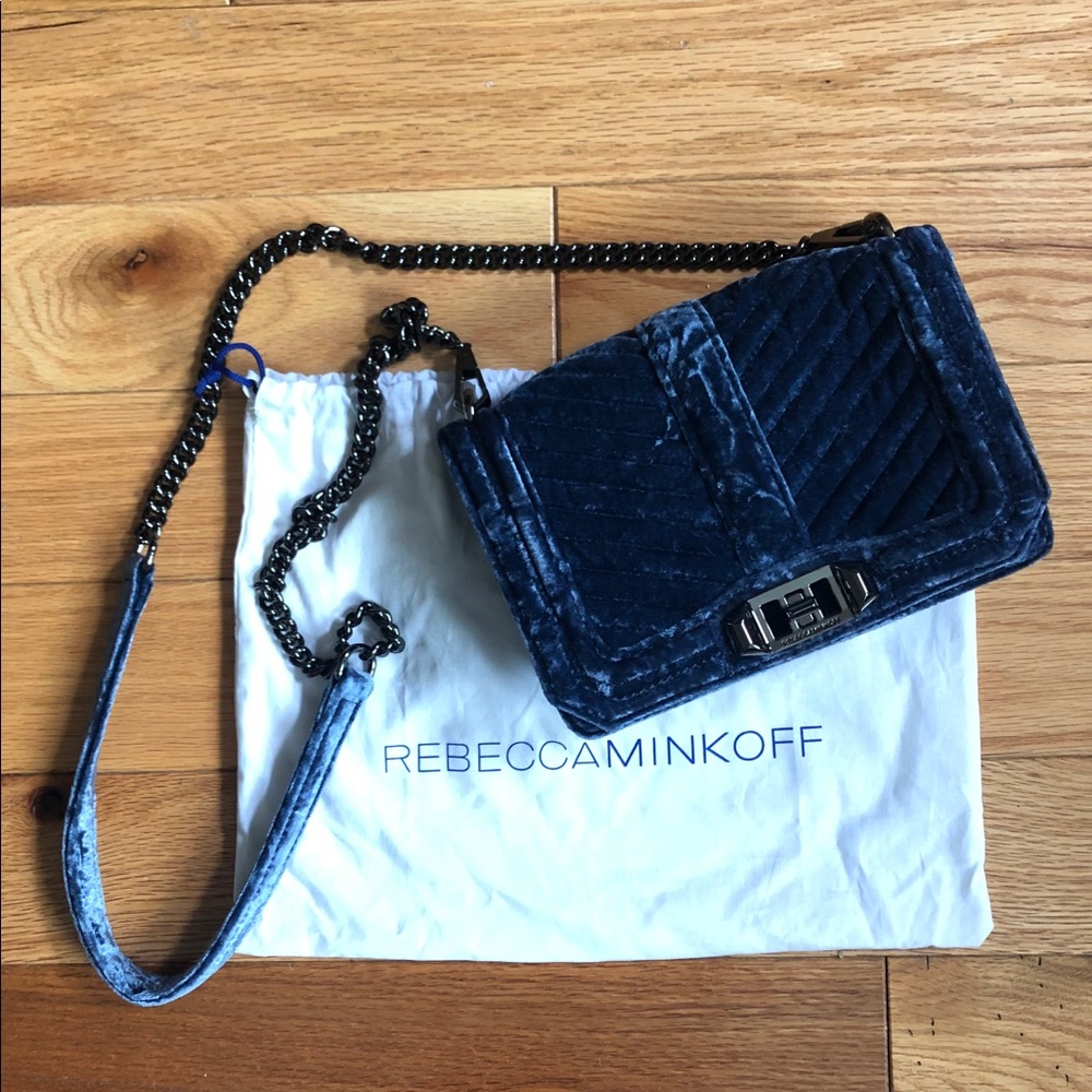 Rebecca Minkoff Velvet Small Love Crossbody